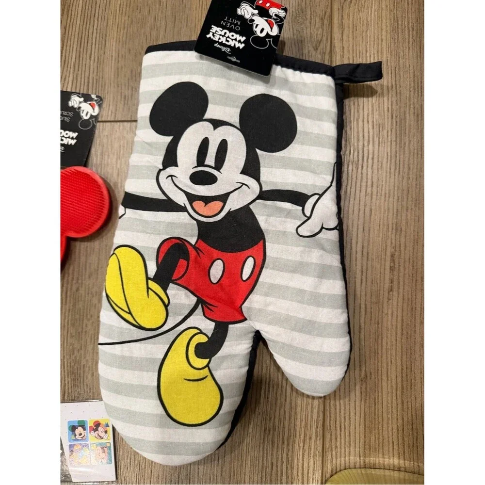 Disney Mickey Mouse Kitchen Set — Red, Yellow, Gray, Blue